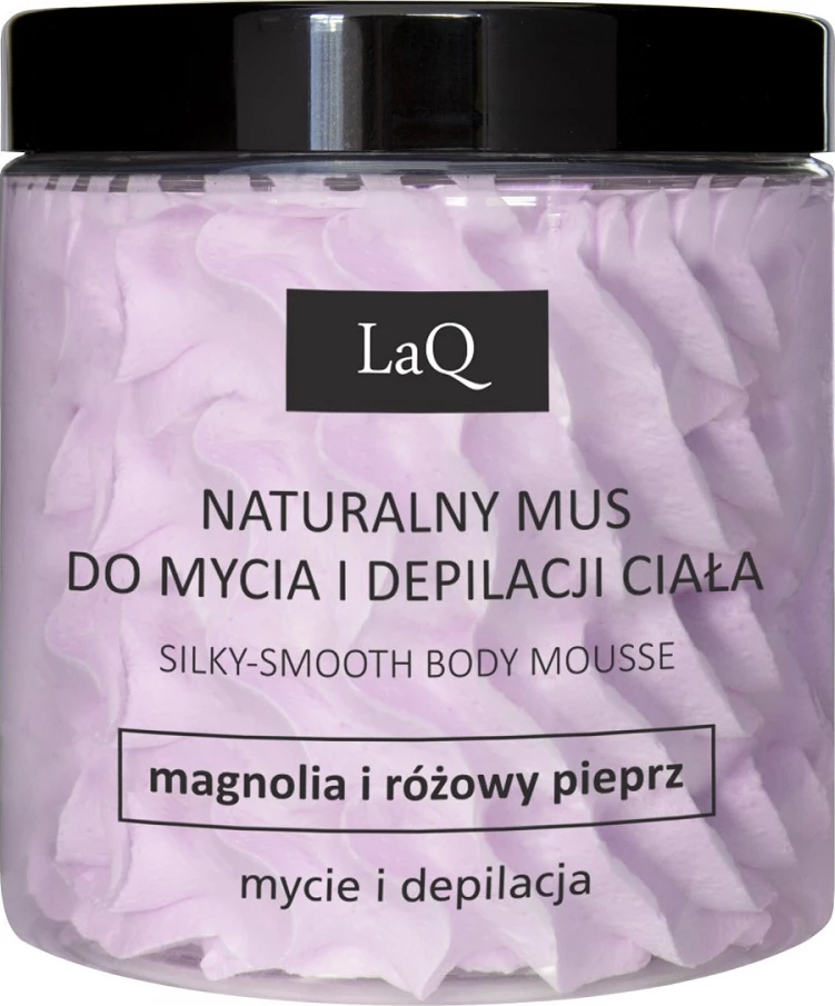 Pena za tuširanje in britje z vonjem magnolije in rožnatega popra LaQ, 250 ml