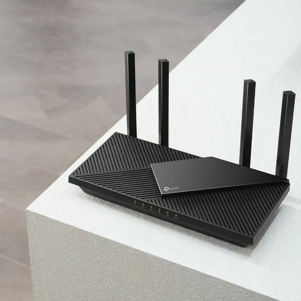 Usmerjevalnik WiFi 6 AX3000 TP-LINK Archer AX55 Pro, črn