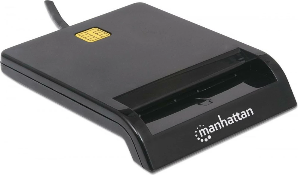 Bralnik pametnih kartic Manhattan 102049, USB 2.0, črn