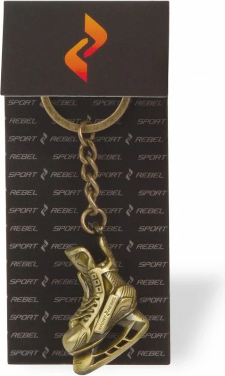 Obesek za ključe iz jekla Sportrebel Skate, srebrn