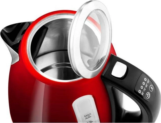 Električni čajnik 1,7 L, rdeč, ETA Ela Digi 9598900