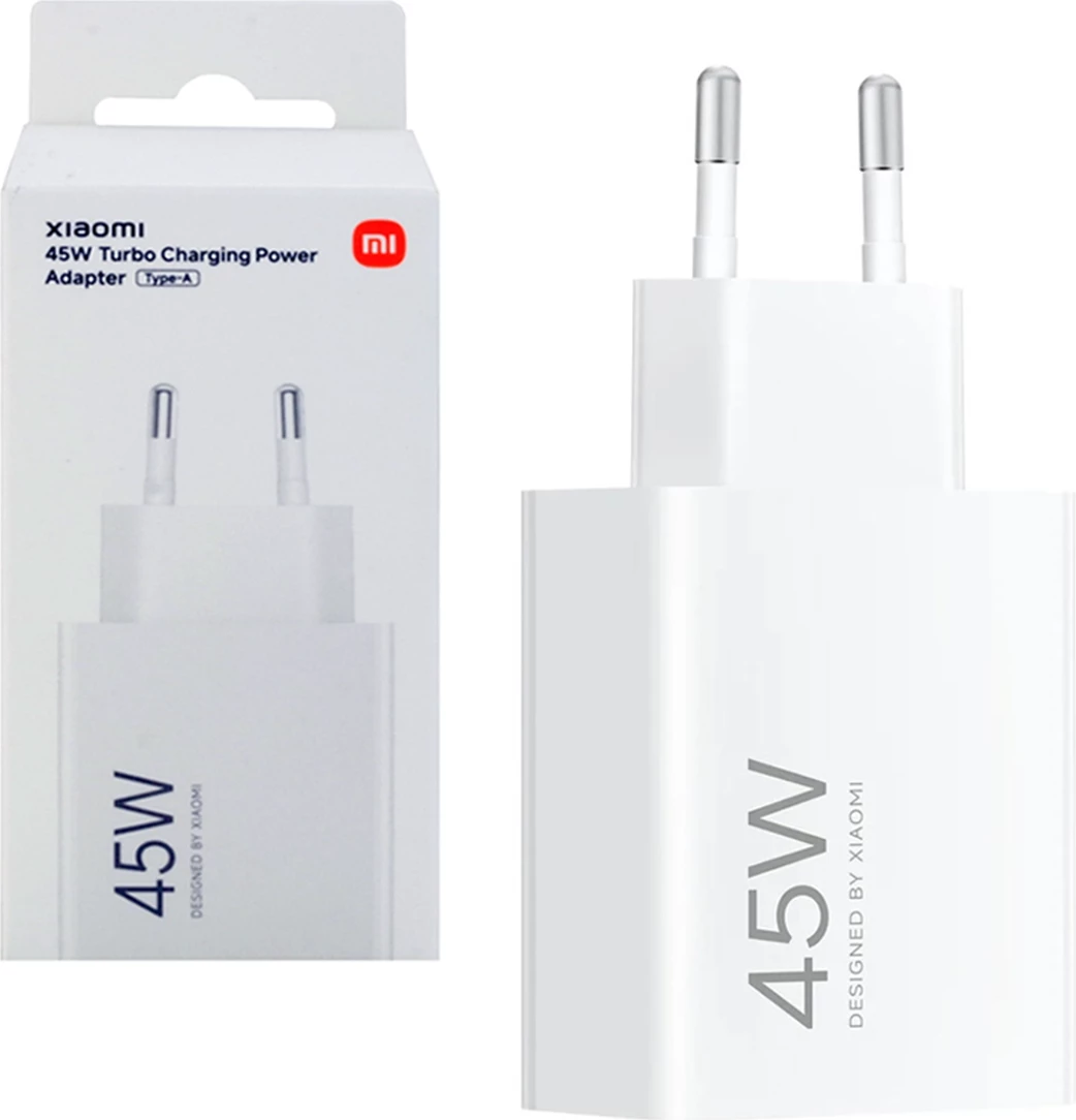 Stenski polnilec Xiaomi MDY-17-EF, 45 W, USB-A, bel