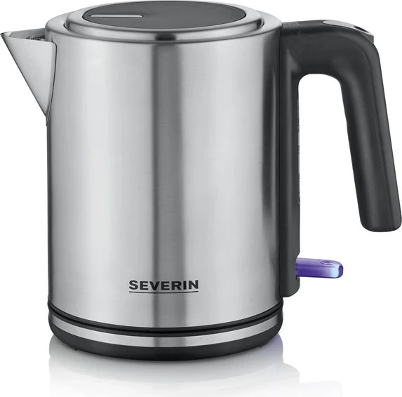 Električna čajna posoda Severin WK 3489, 1 L, 2400 W, srebrno/črna