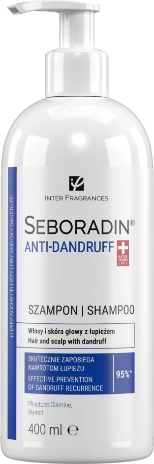 Protivirusni šampon proti prhljaju SEBORADIN Anti-Dandruff 400 ml