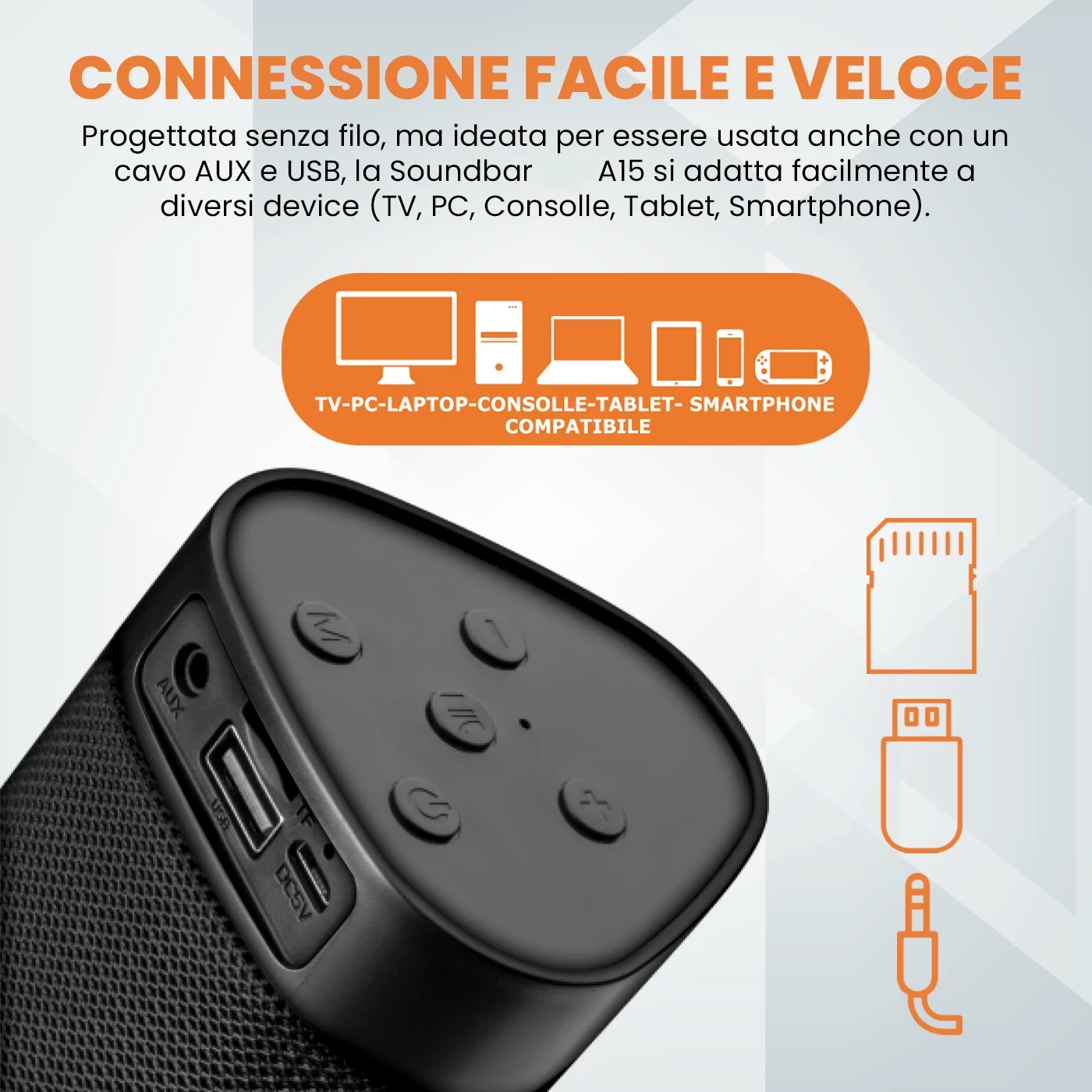 Soundbar, Fenner A15 Blue Camo