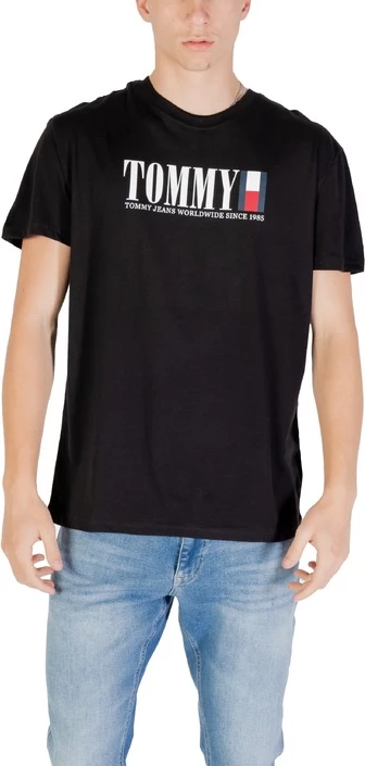 Majica za moške, črna, Tommy Hilfiger Jeans
