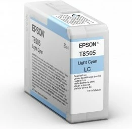 Brezbarvna svetlo cijan barva Epson T850500, 80 ml