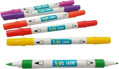Set akrilnih markerjev Stnux STN9162, 12 barv, z dvema konicama