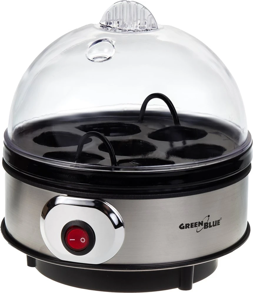 Avtomatski kuhalnik jajc GreenBlue GB572, srebrn