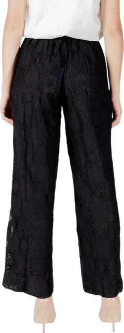 Hlače za ženske Vila Clothes, črne