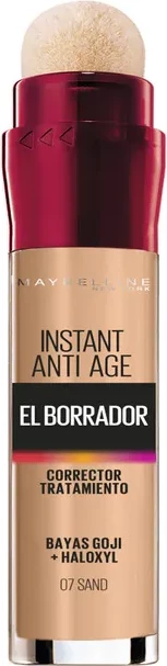 Korektor za prekrivanje temnih kolobarjev Maybelline Instant Age Rewind Eraser 07 Sand, 6 ml