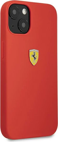 Ovitek Ferrari FESSIHCP13SRE za iPhone 13 mini 5,4", silikon, rdeč