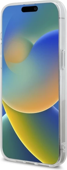 Ovitek za iPhone 15 Pro Max 6,7", bel z velikim sijočim logotipom, U.S. Polo Assn. USHCP15XTPUHRBH