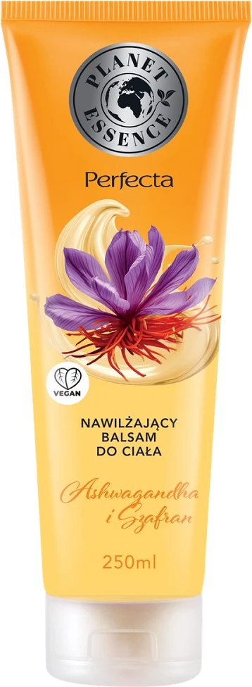Telesni balzam za ženske, Perfecta Planet Essence Ashwagandha in Šafran 250 ml