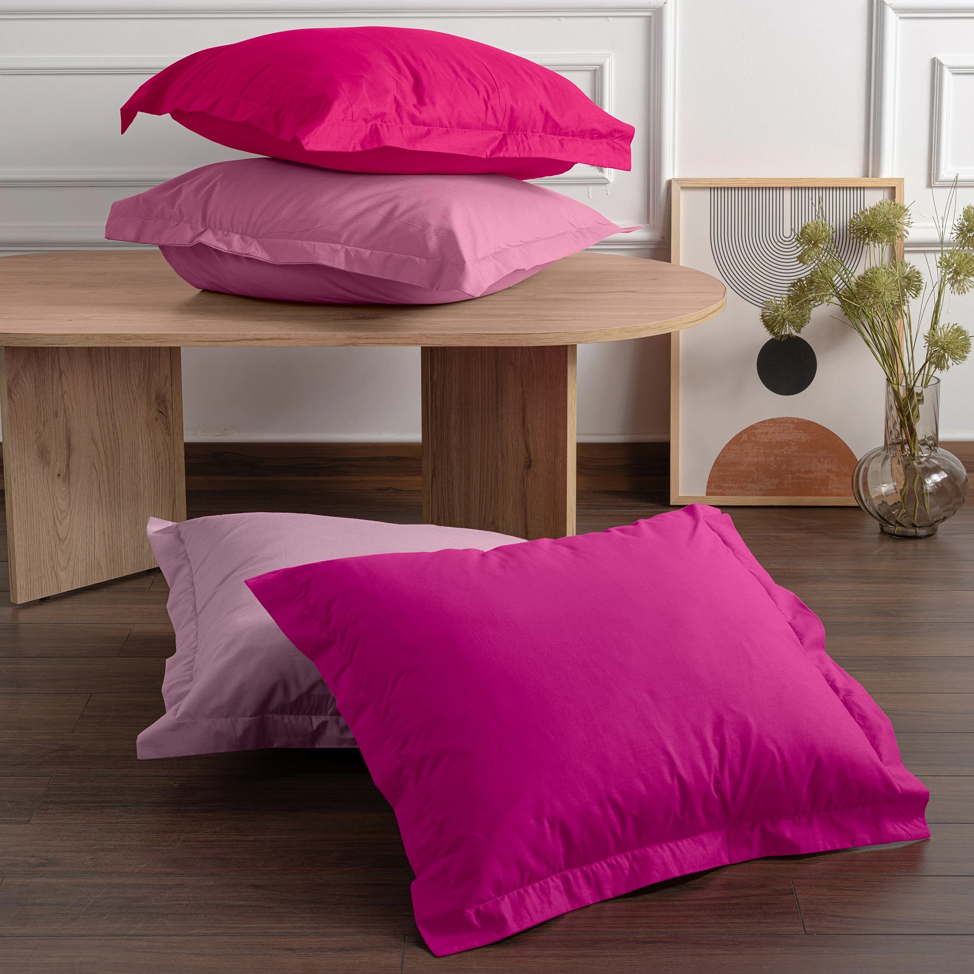 Komplet prevlek za vzglavnike (2 kosa), bledorozna, L'Essentiel Linge de Maison, Tonne Rosse - 34