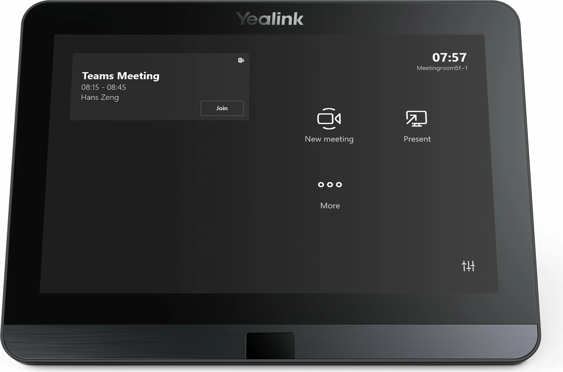 Panel na dotik za konference 20,3 cm (8"), 1280 x 800, črn/siv — Yealink MTouch E2
