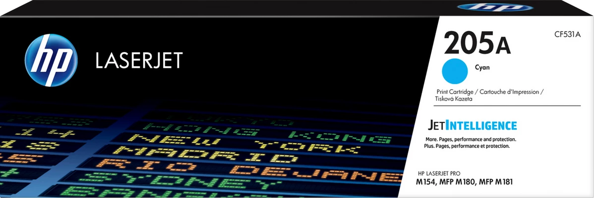 Toner kartuša, 900 strani, cijan, HP 205A (CF531A)