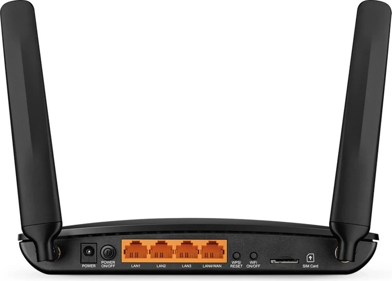 Brezžični usmerjevalnik TP-Link AC1200, dvosistemni, 4G LTE, črn