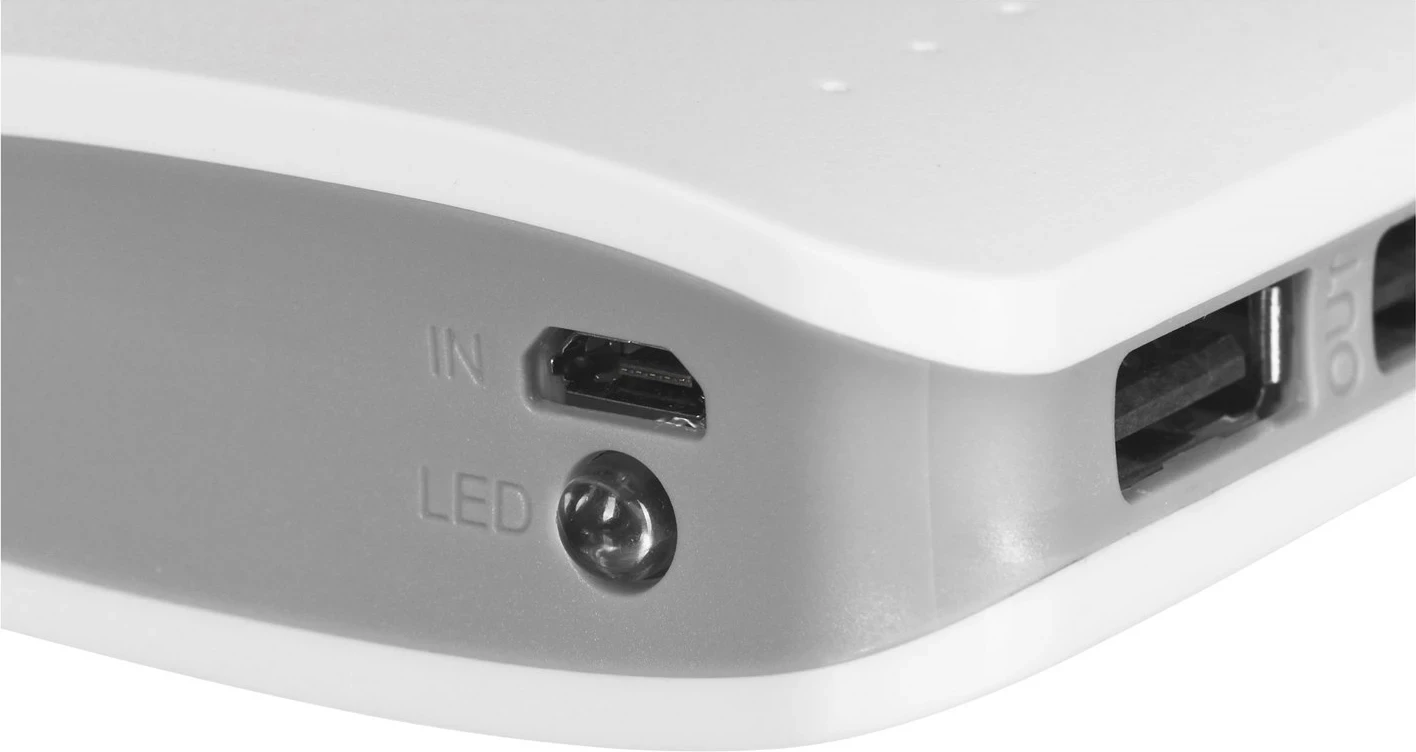 Prenosna polnilna naprava Radium Esperanza EMP106WE, 8000 mAh, bela/siva