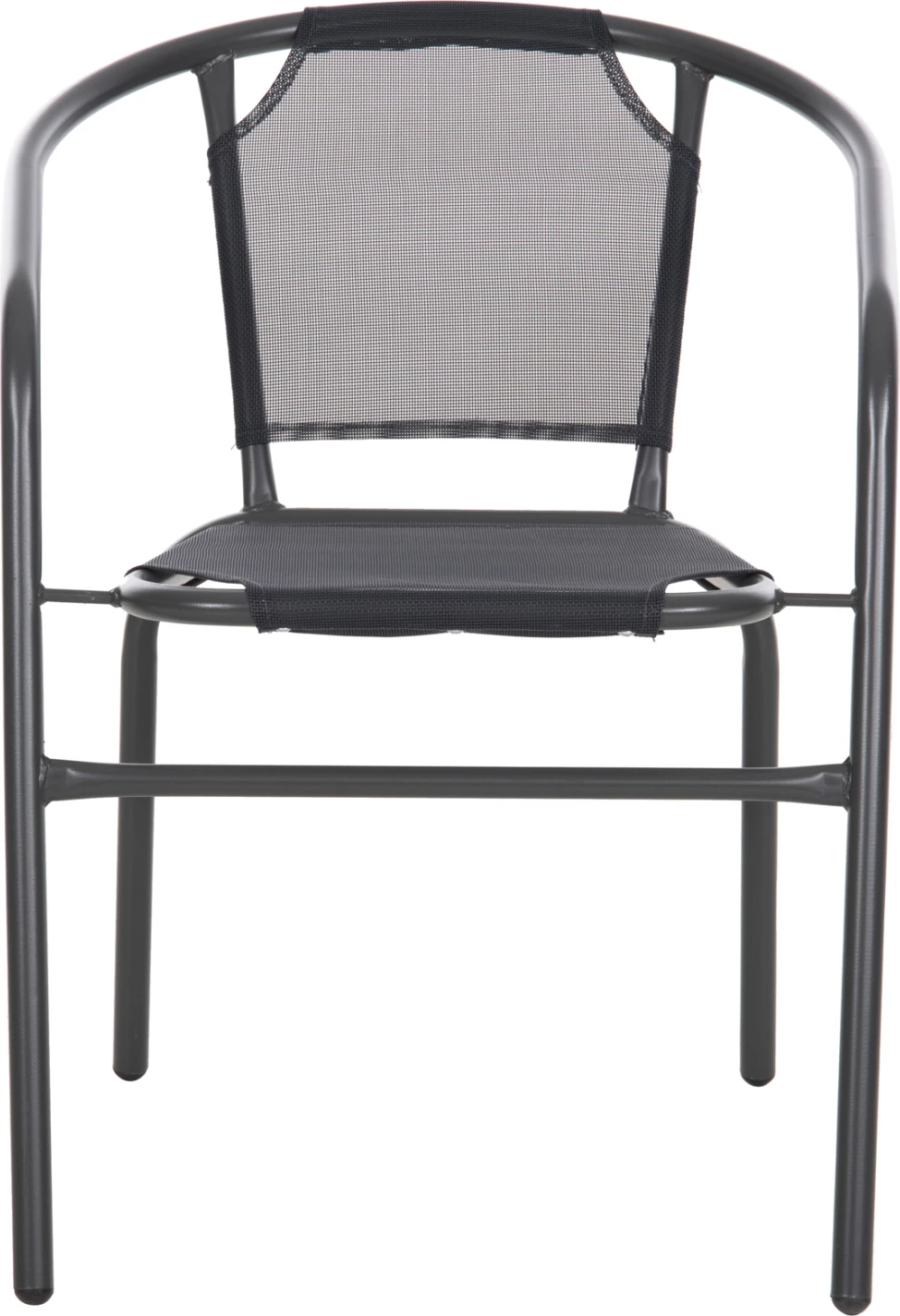 Vrtni naslanjač LEDAN FH5977.01 kovina in tekstilen v sivi barvi 55x58x72H cm