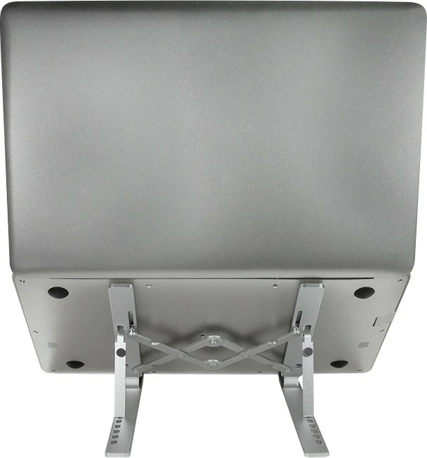 Zložljivo stojalo za prenosnik LogiLink AA0134, za 10–16 palcev, aluminij, srebrno
