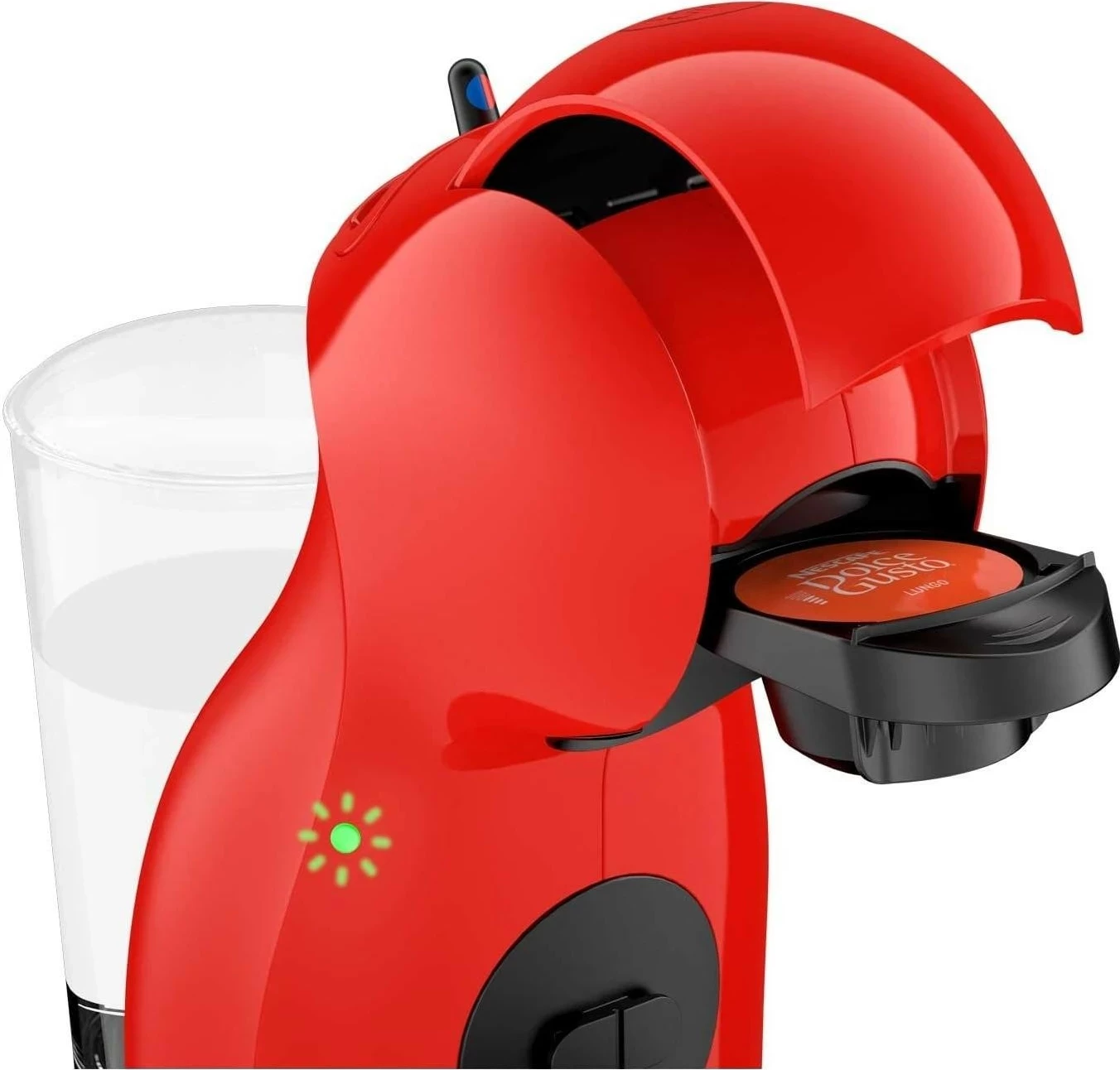 Kavni aparat za kapsule Nescafé Dolce Gusto De'Longhi Piccolo XS EDG210.R, rdeč