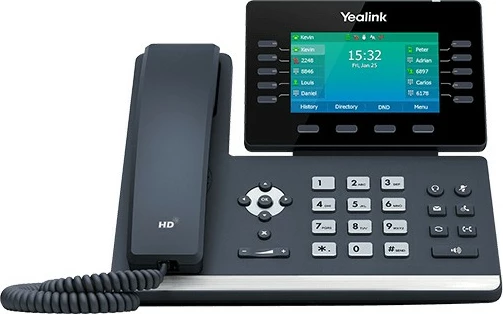 IP telefon, 10 linij, črn Yealink SIP-T54W