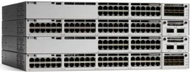 Managed switch Cisco Catalyst 9300, 24 priključkov, Gigabit, siv