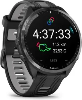 Pametna ura Garmin Forerunner 965, 47 mm, AMOLED, 32 GB, črna