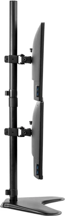 Stojalo za dva monitorja Fellowes Ergonomics - navpična nosilna roka