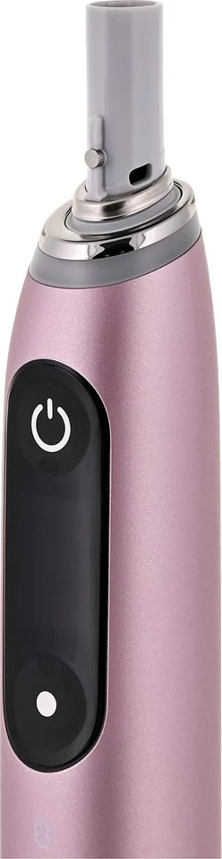 Električna zobna ščetka iO Series 9 Duo Pack, Braun Oral-B, z vgrajeno baterijo, črna in rožnata, set 2 kosa