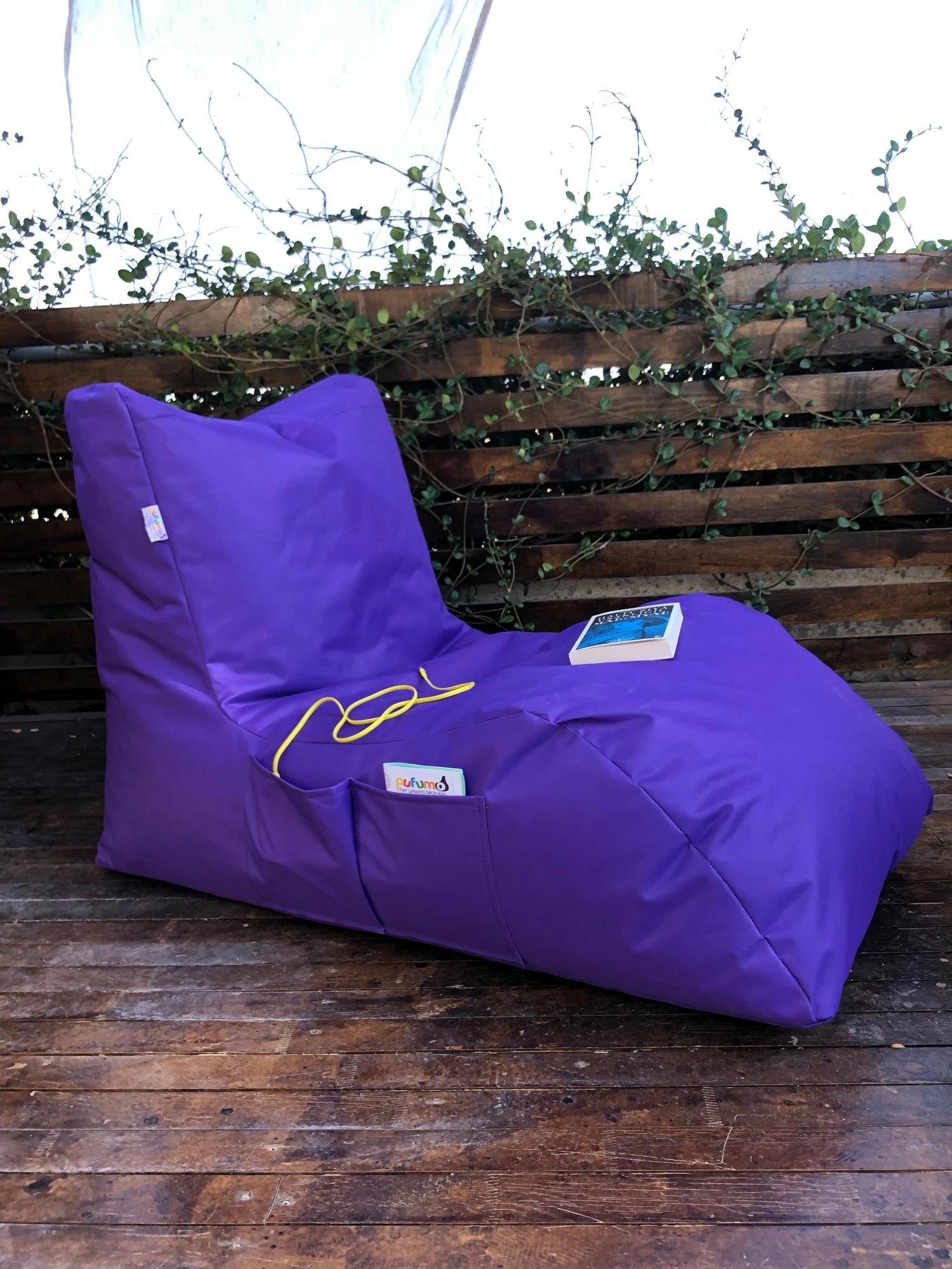 Sedežna vreča za sprostitev (daybed), Atelier del Sofa, vijolična