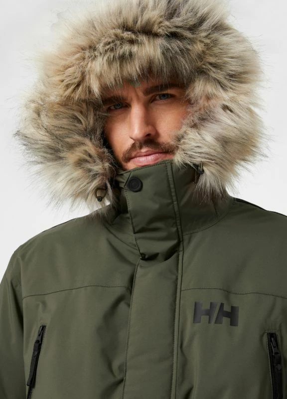 Parka Reine za moške, Helly Hansen, zelena