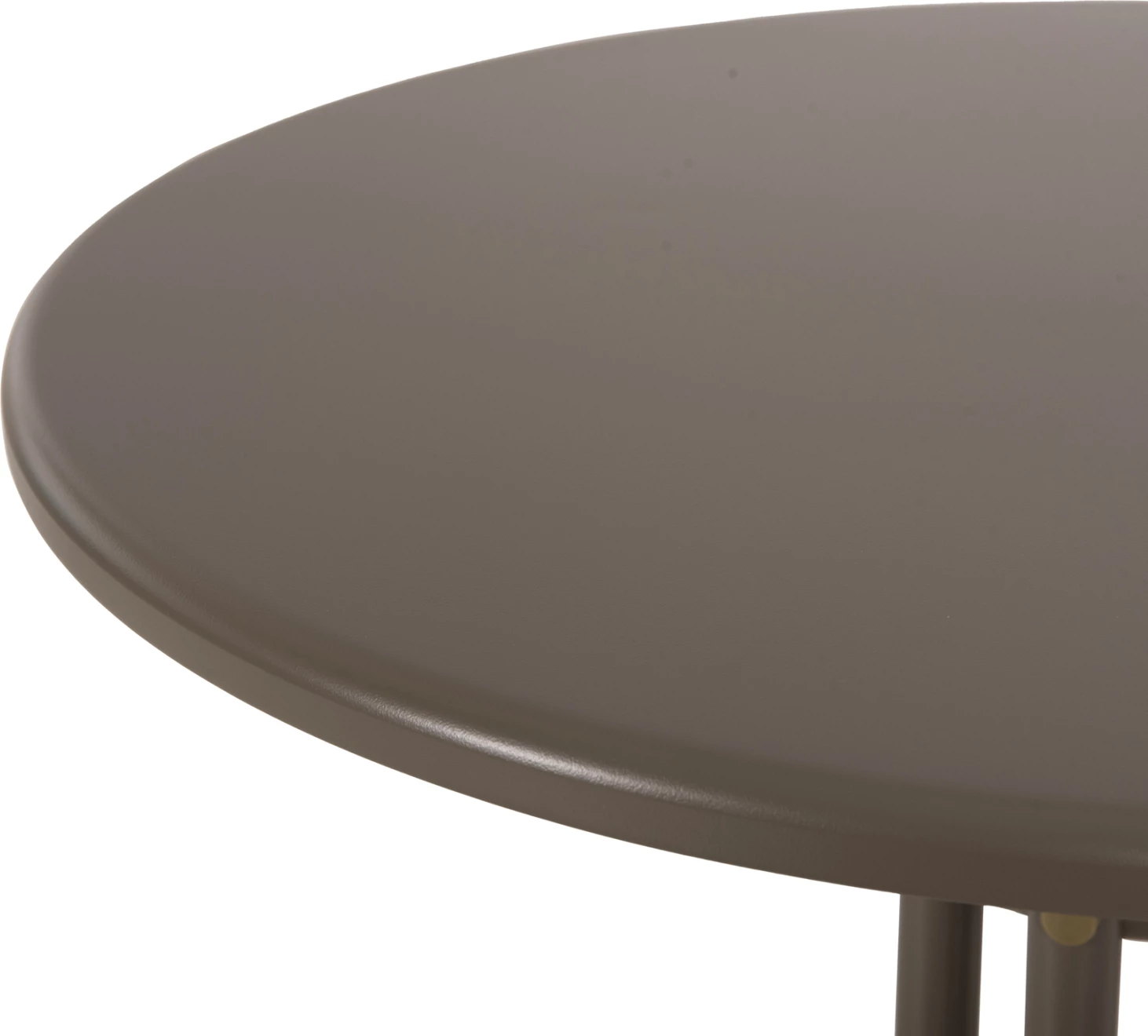 Zunanja okrogla miza LINO FH5973.04 kovinska v barvi šampanjca Φ60x70Hcm