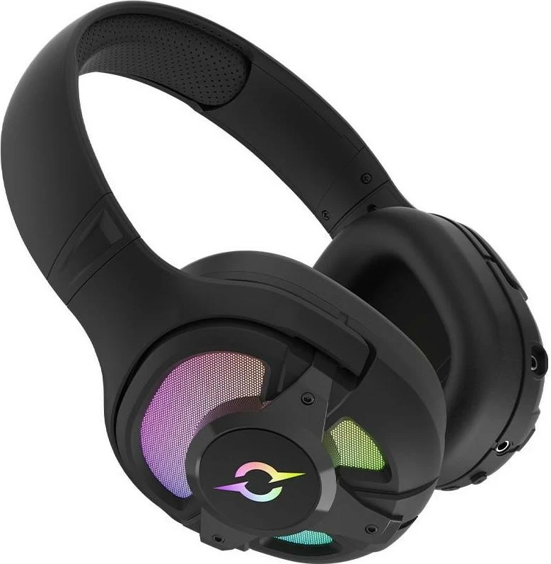 Brezžične in žične igralne slušalke AQIRYS ARA, črne