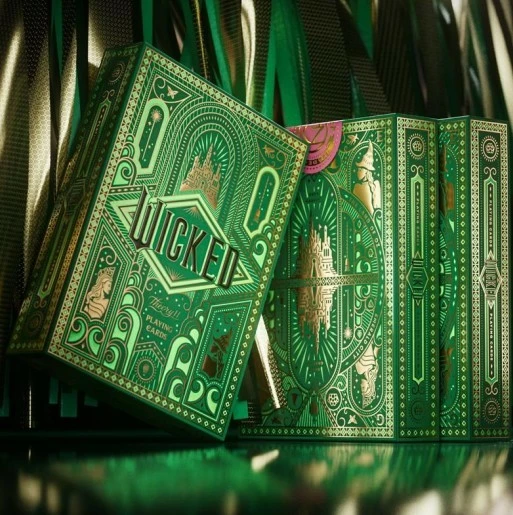 Igralne karte Land of Oz, Bicycle Wicked Cards, set, zelen