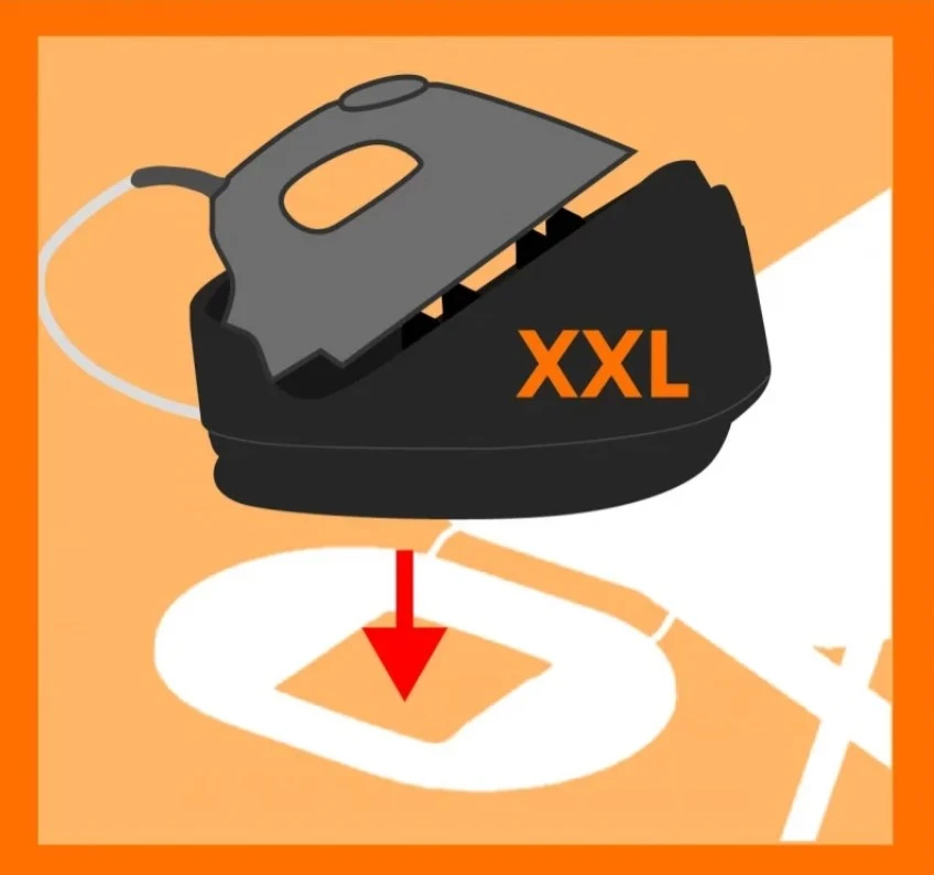 Plošča za likanje Total Reflect Plus, Vileda, 130 cm x 44 cm, večbarvna