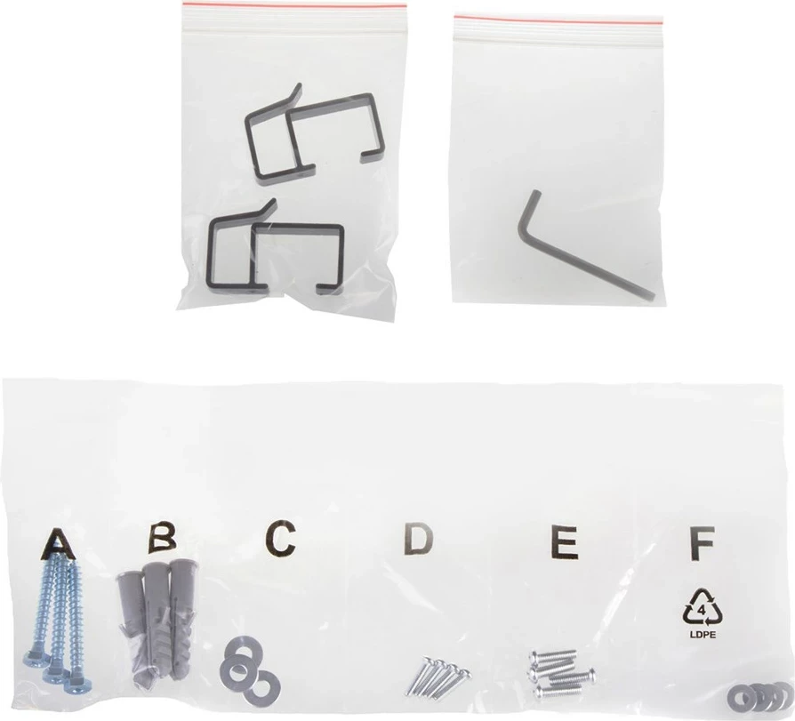 Stenski nosilec za TV Maclean MC-417, 13–32", črn