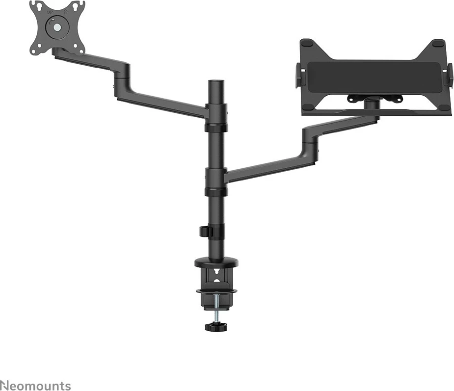 Nagibno ročno držalo za mizo za monitor in prenosnik, Neomounts DS20-425BL2, 27", črno Nagibno ročno držalo za mizo za monitor in prenosnik, Neomounts DS20-425BL2, 27", črno