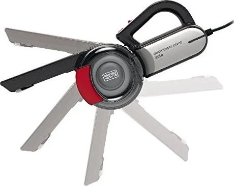 Prenosni sesalnik za avto Pivot PV1200AV-XJ Black & Decker, sivo-rdeč