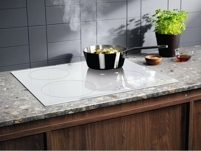 Indukcijska plošča, Electrolux LIR60430BW, 4 kuhališča, na dotik, bela