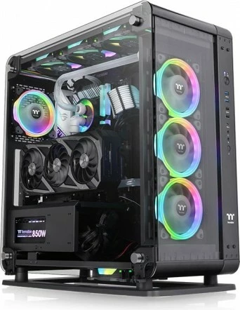 Računalniško ohišje z kaljenim steklom Thermaltake Core P6, Big Tower, črno