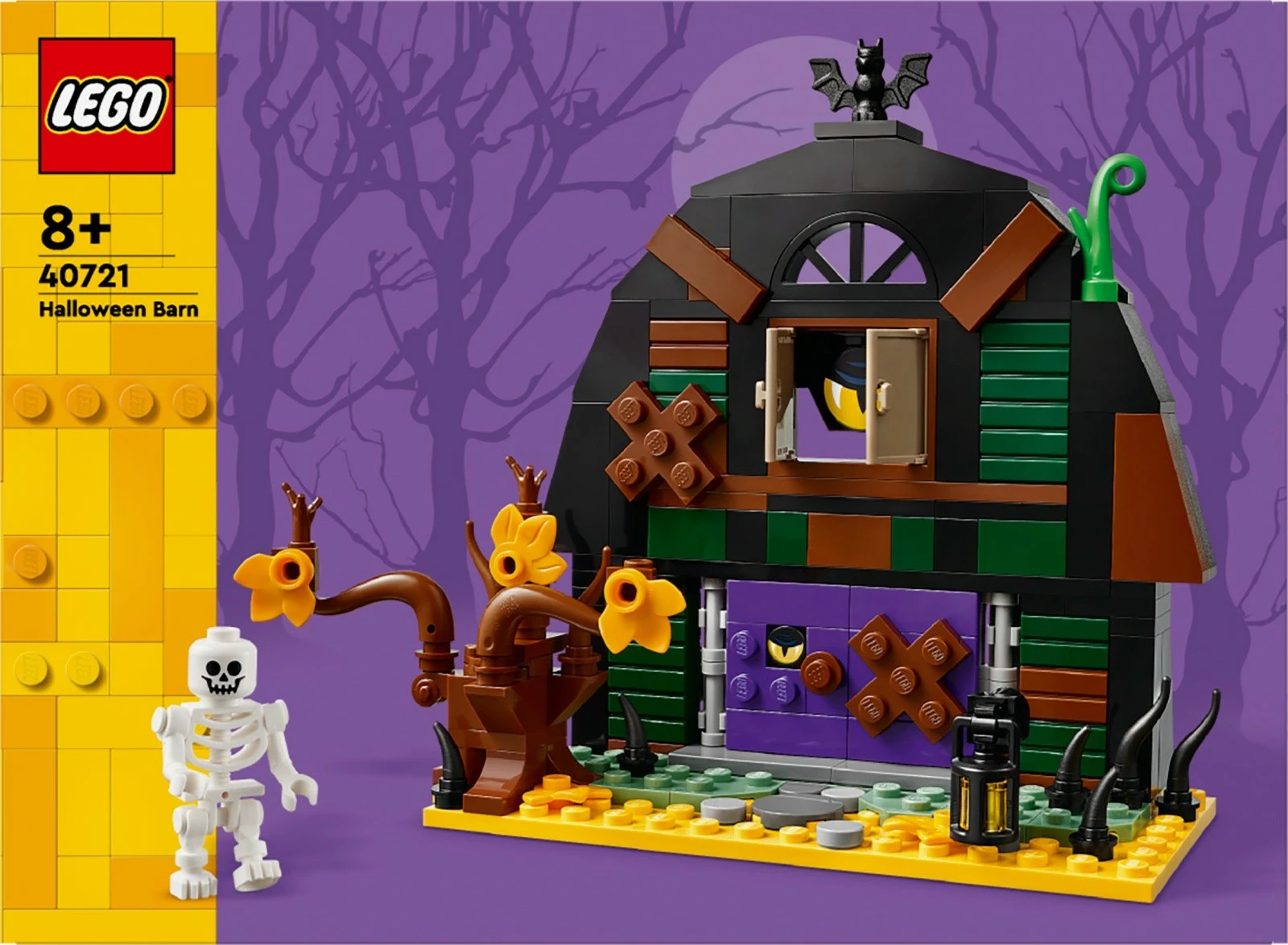 Gradbeni set Halloween skednjak, LEGO 40721, 205 kosov, za otroke, večbarven
