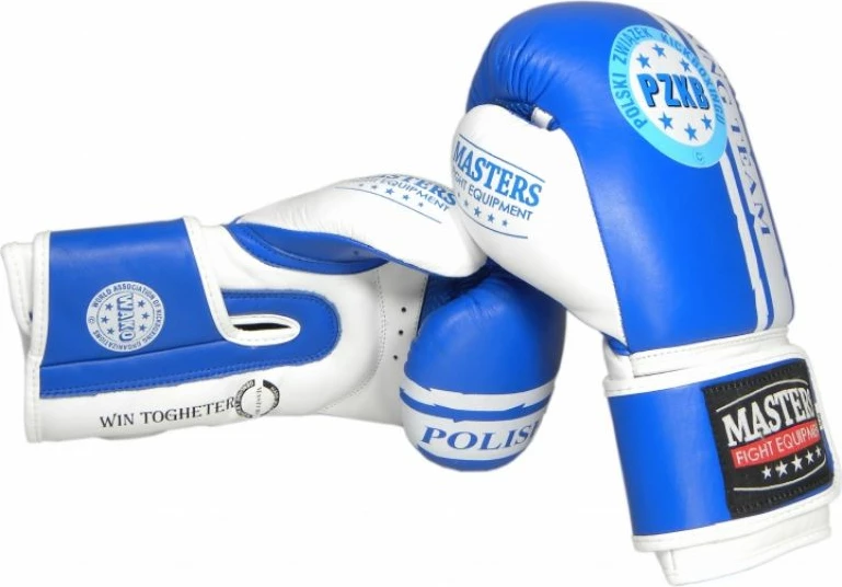 Boksarske rokavice za moške Masters, rdeče in modre