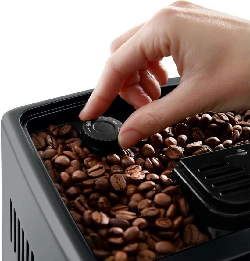 Aparat za kavo, avtomatski, 1,8 L, črno/srebrn DeLonghi Dinamica ECAM 380.85.SB