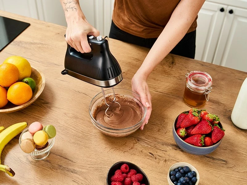 Ročni mešalnik Mix & Store Lafe, 500 W, 5 stopenj, črno-srebrn