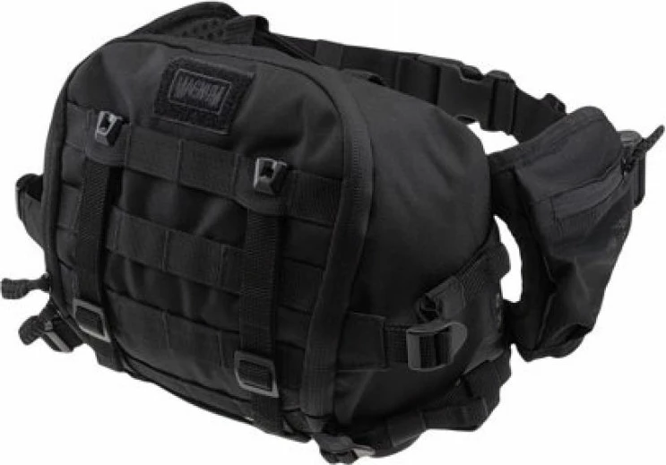 Ledveni torbica Magnum, črna