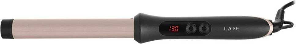 Kodralnik las Sleek & Shine 25 mm, Lafe Figaro LAFLKA47571, 100–200°C LCD, 60 W, keramični premaz, samodejni izklop, vrtljiv kabel, roza/črn