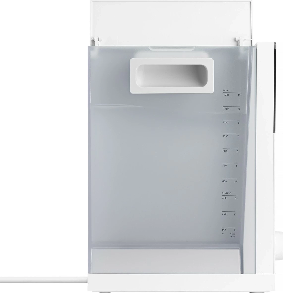 Kapljični aparat za kavo Fellow Aiden, 10 skodelic, Wi‑Fi, barvni zaslon, mat bela