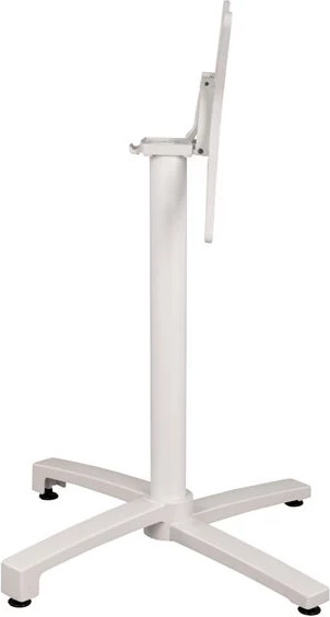 Aluminijasto zložljivo belo mat stojalo s križem 69x69x73-92cm FH459.02